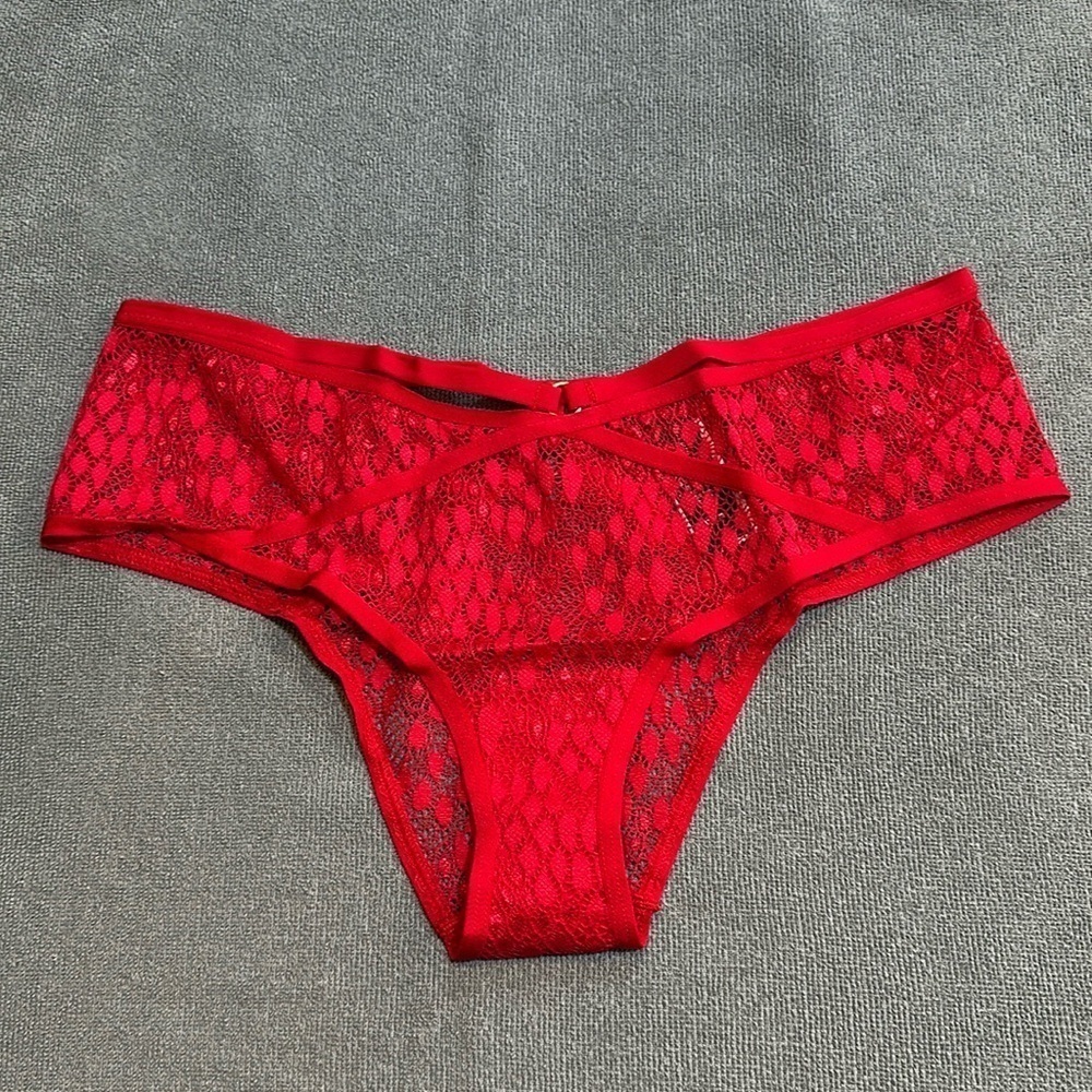 Victoria’s Secret Lace Cheeky Panty Size Medium